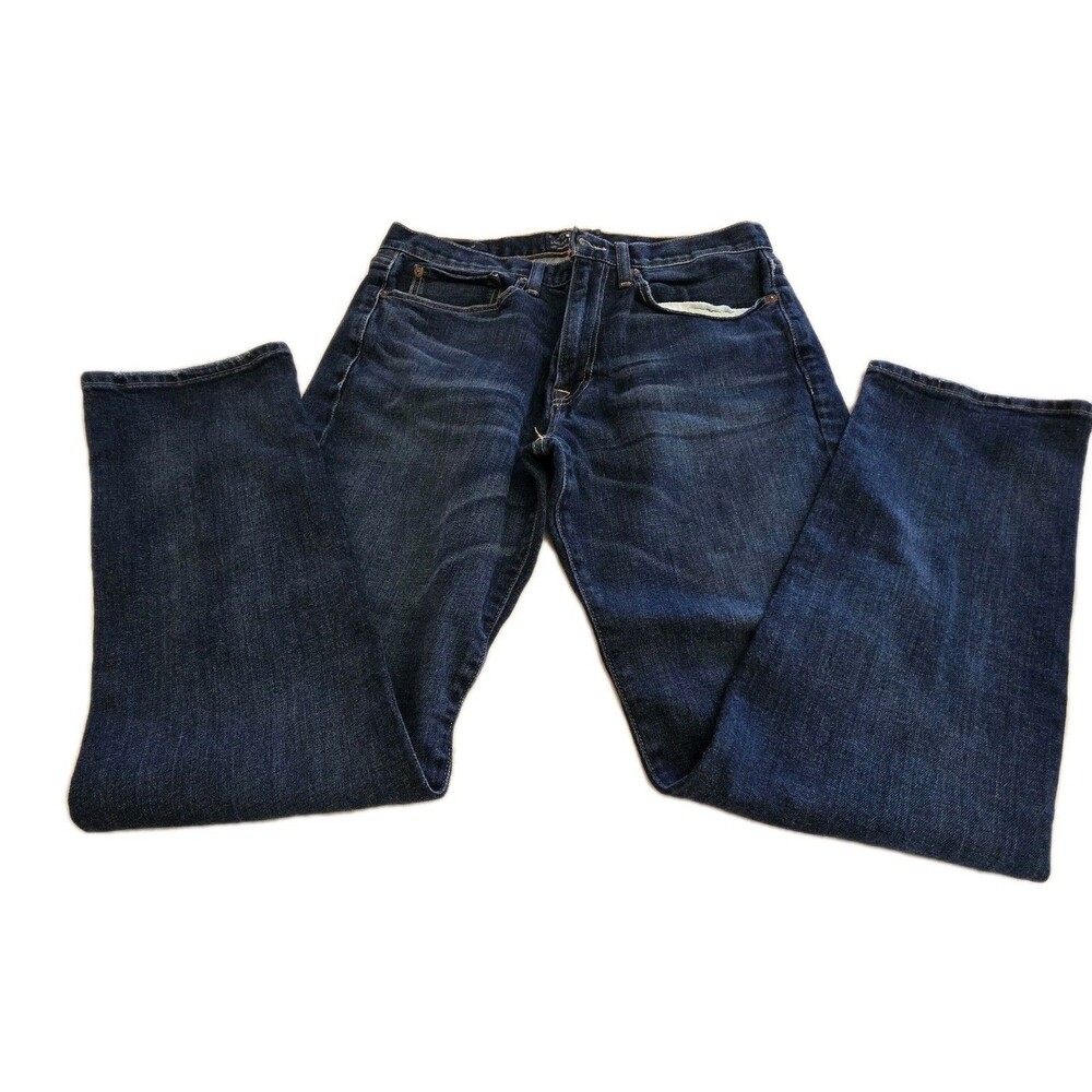 Lucky Brand Men's Jeans Size 34x32 *MISSING BUTTON* Heritage Slim Dark Wash